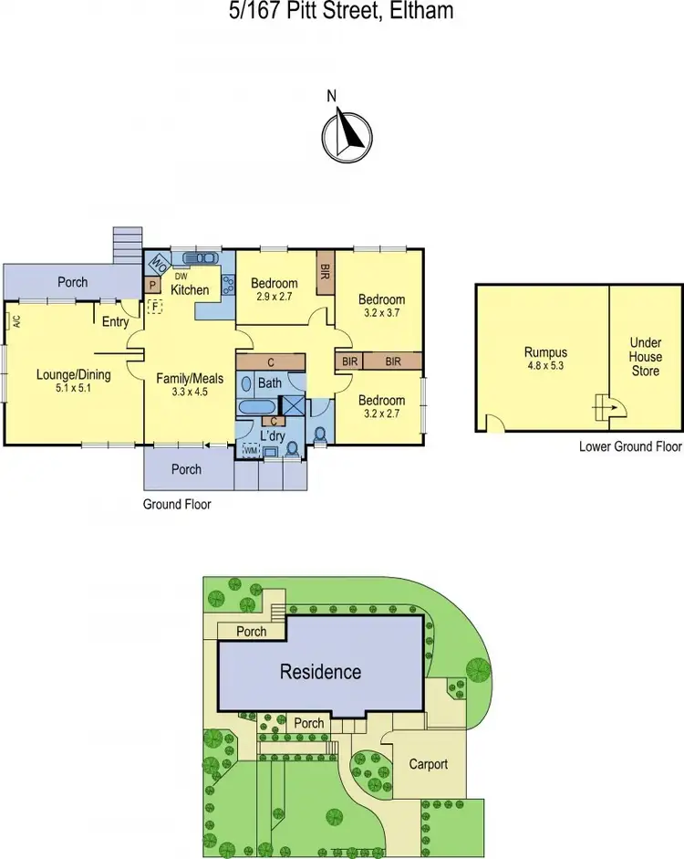 Floorplan of Homely unit listing, 5/167 Pitt Street, Eltham VIC 3095