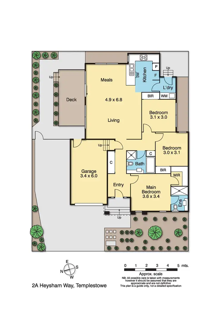 Floorplan of Homely house listing, 2A Heysham Way, Templestowe VIC 3106
