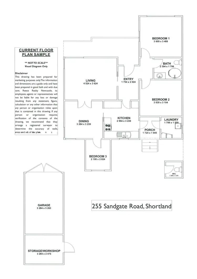 Floorplan of Homely house listing, 255 Sandgate Road, Shortland NSW 2307