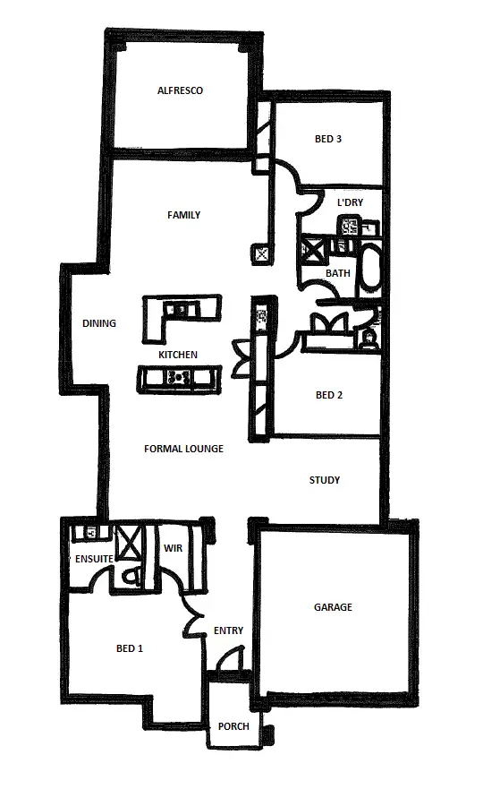 Floorplan of Homely house listing, 89 Alamanda Boulevard, Point Cook VIC 3030