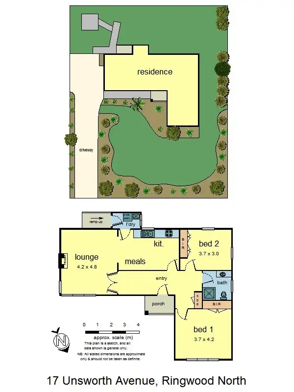 Floorplan of Homely house listing, 17 Unsworth Road, Ringwood North VIC 3134