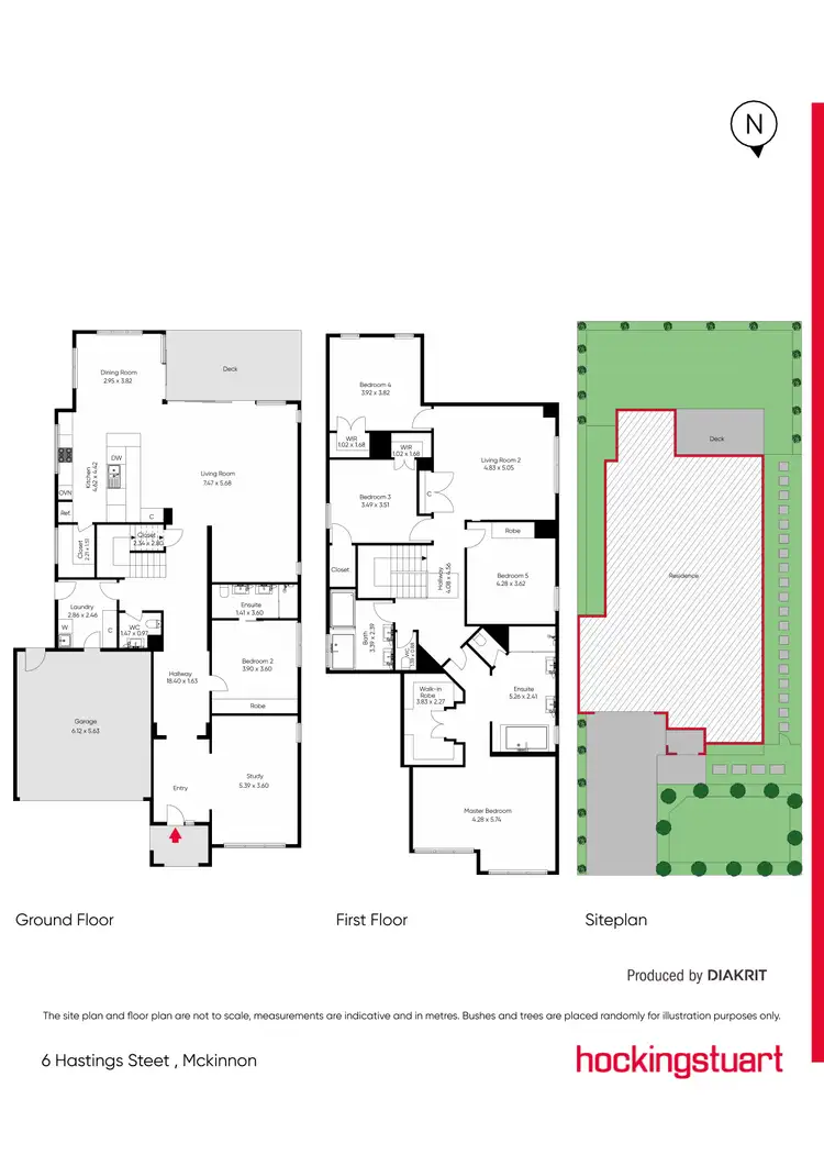 Floorplan of Homely house listing, 6 Hastings Street, Mckinnon VIC 3204