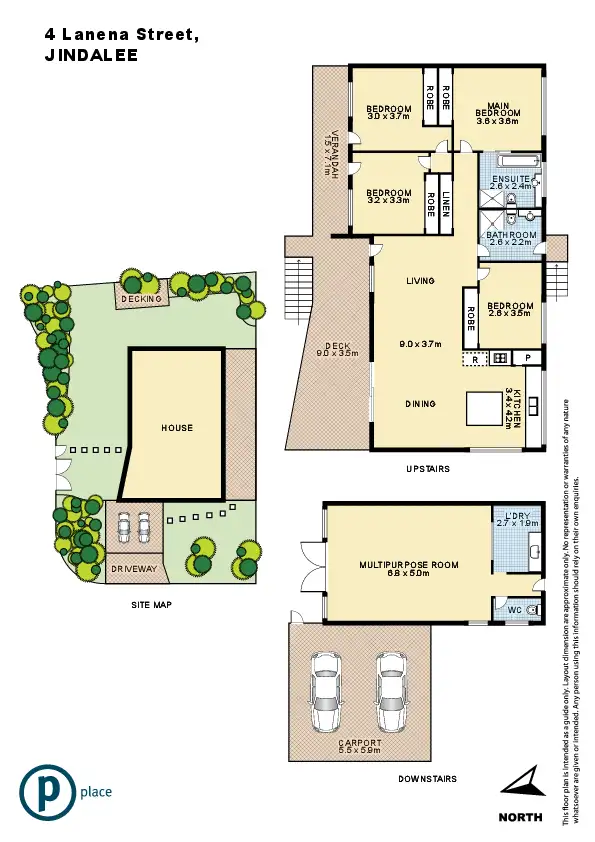 Floorplan of Homely house listing, 4 Lanena Street, Jindalee QLD 4074