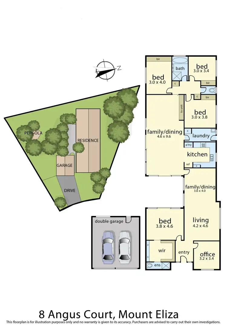 Floorplan of Homely house listing, 8 Angus Court, Mount Eliza VIC 3930