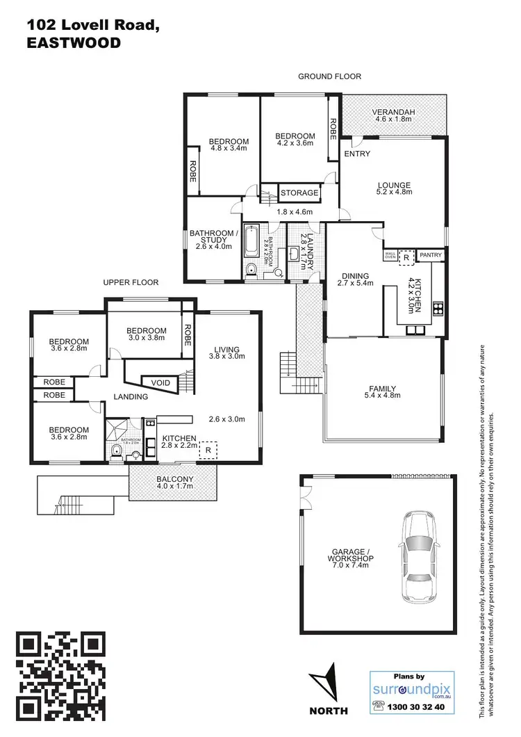 Floorplan of Homely house listing, 102 Lovell Road, Eastwood NSW 2122