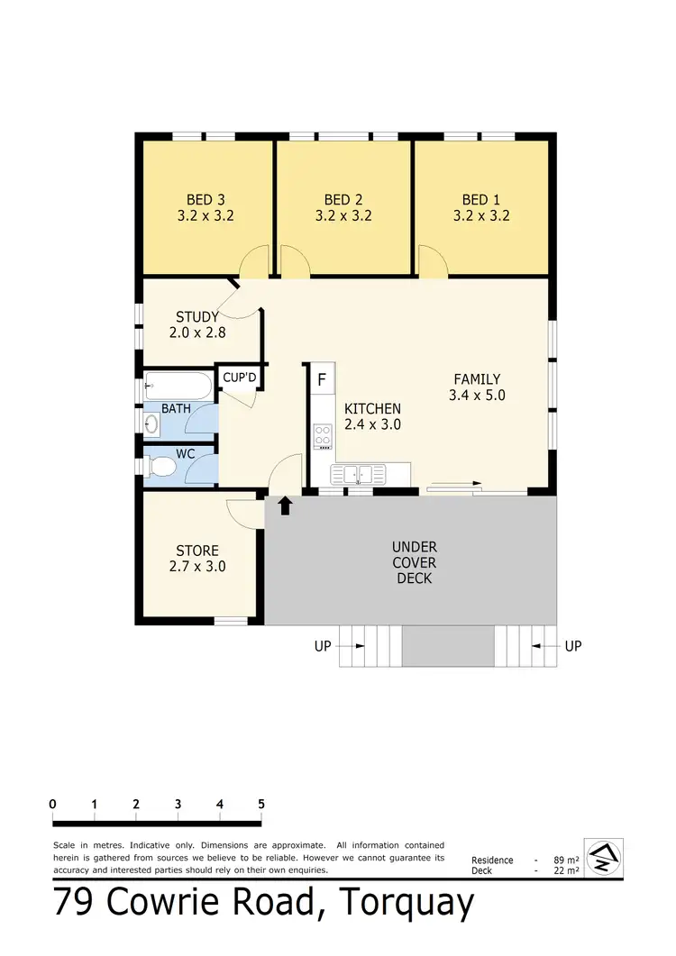 Floorplan of Homely house listing, 79 Cowrie Road, Torquay VIC 3228