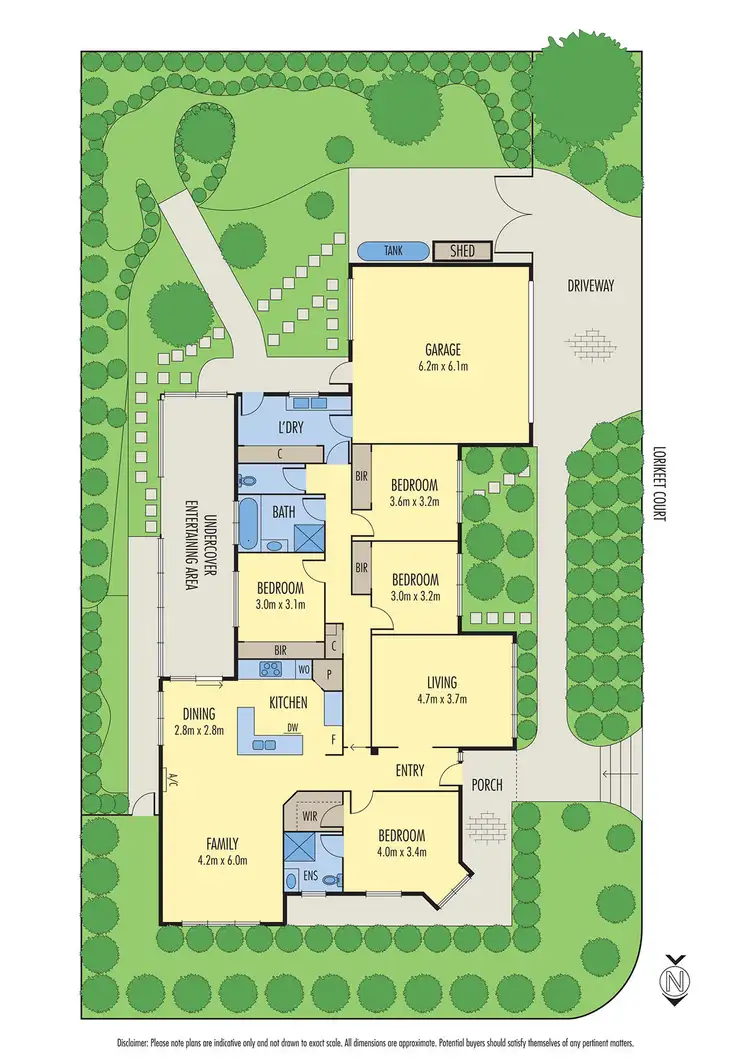 Floorplan of Homely house listing, 22 Birchbank Court, Leopold VIC 3224