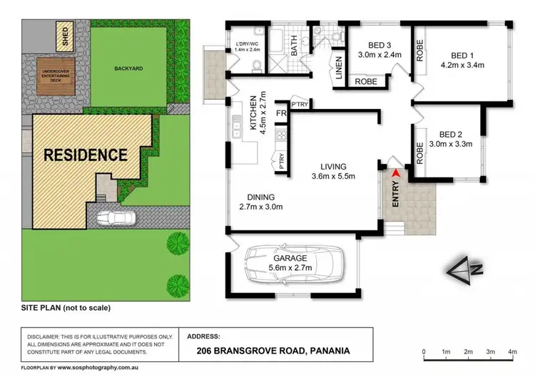 Floorplan of Homely house listing, 206 Bransgrove Road, Panania NSW 2213