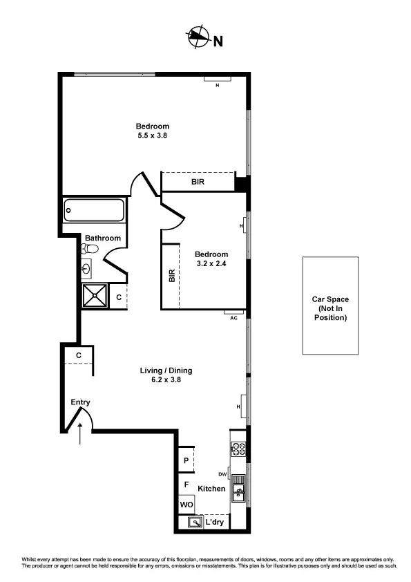 Floorplan of Homely apartment listing, 7D/622 St Kilda Road, Melbourne VIC 3000