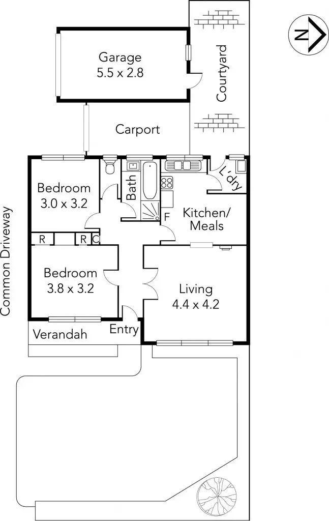 Floorplan of Homely unit listing, 12/7 Seaver Grove, Reservoir VIC 3073