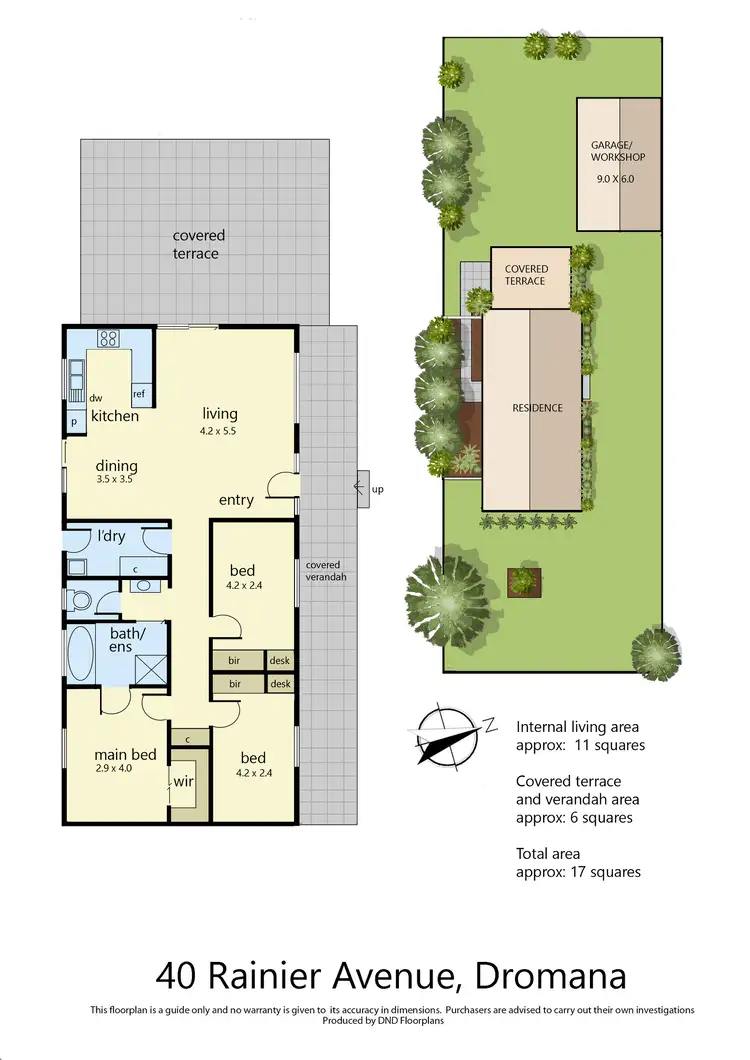 Floorplan of Homely house listing, 40 Rainier Avenue, Dromana VIC 3936