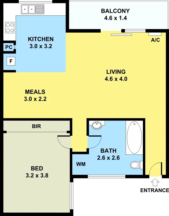 Floorplan of Homely apartment listing, 22/15 New Street, Ringwood VIC 3134