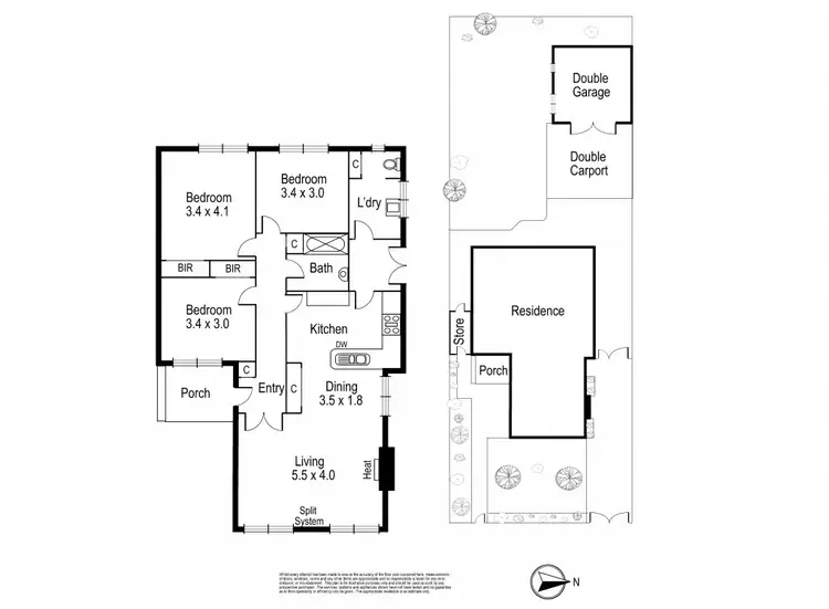 Floorplan of Homely house listing, 9 Sapphire Street, Preston VIC 3072