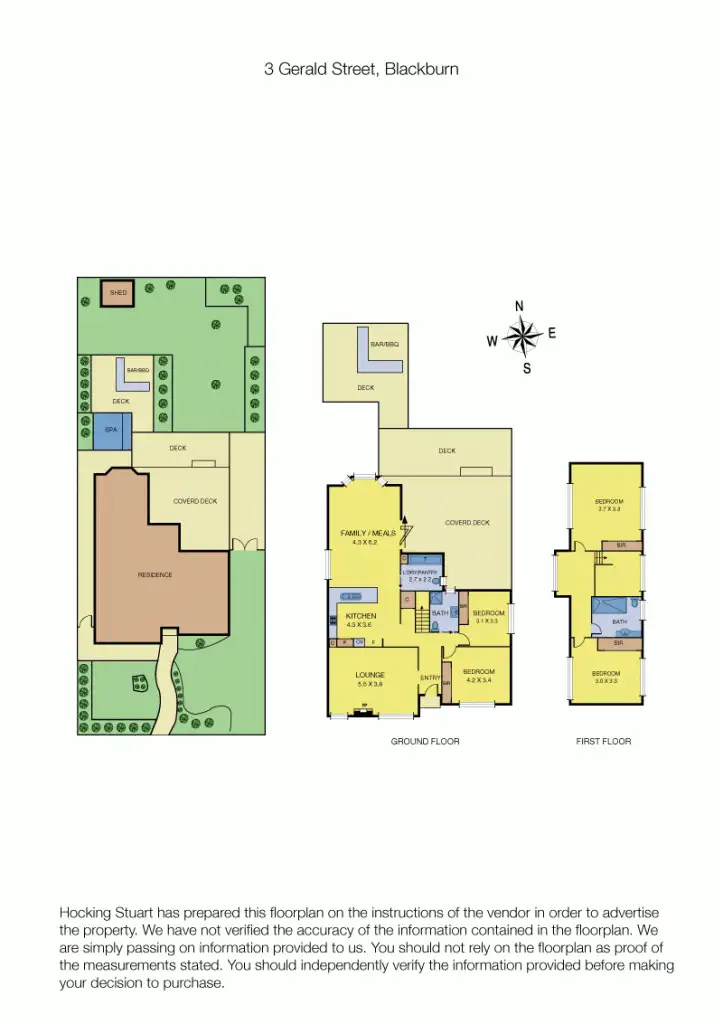 Floorplan of Homely house listing, 3 Gerald Street, Blackburn VIC 3130