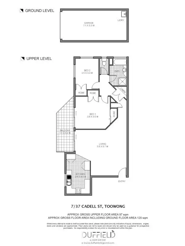 Floorplan of Homely apartment listing, 7/37 Cadell Street, Toowong QLD 4066