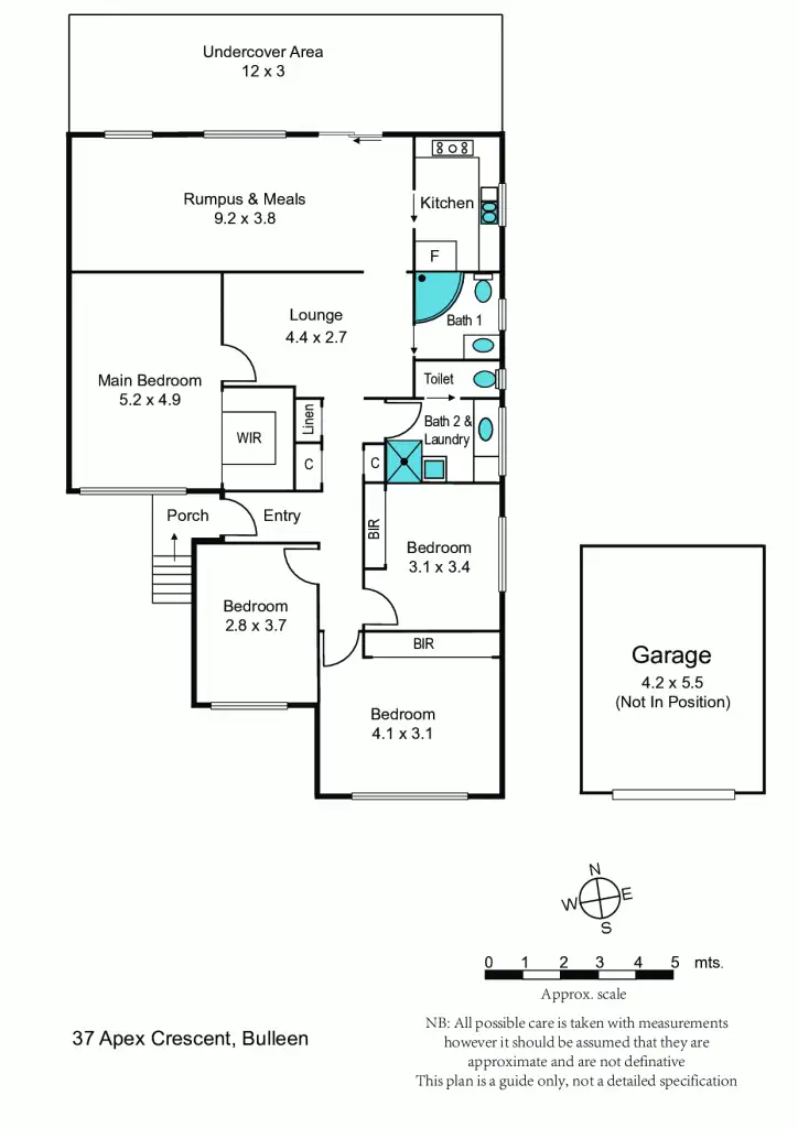 Floorplan of Homely house listing, 37 Apex Crescent, Bulleen VIC 3105