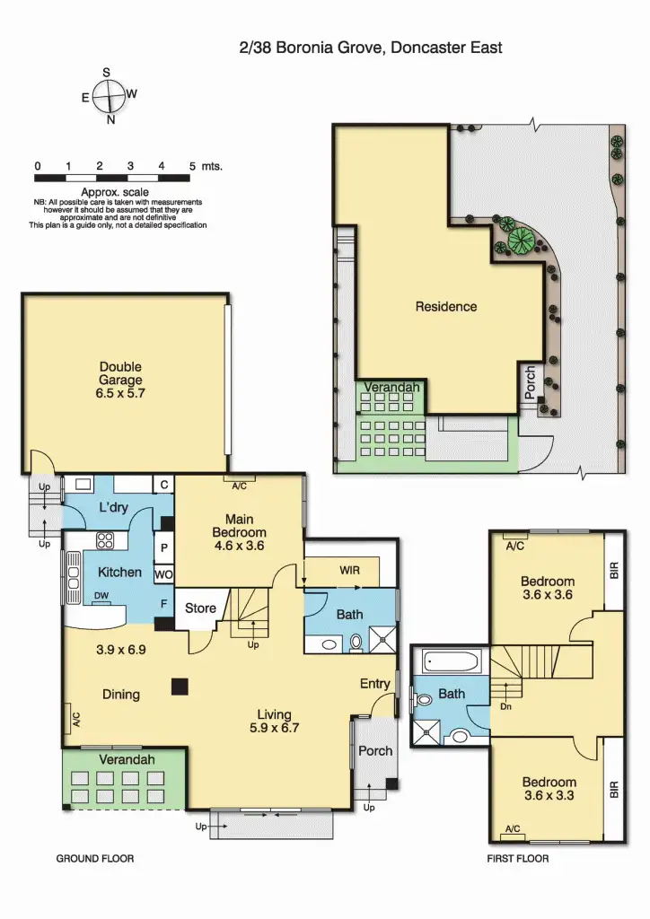Floorplan of Homely townhouse listing, 2/38 Boronia Grove, Doncaster East VIC 3109