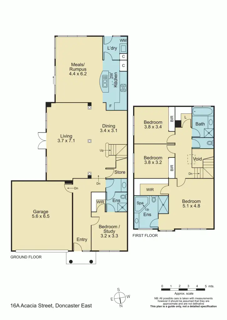 Floorplan of Homely townhouse listing, 16A Acacia Street, Doncaster East VIC 3109