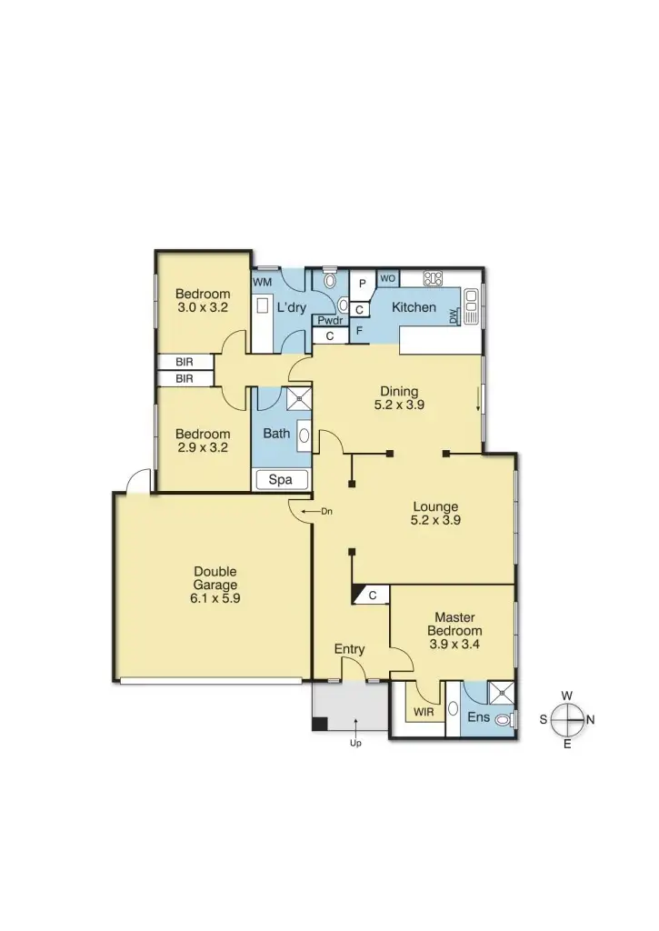 Floorplan of Homely unit listing, 2/92 Springvale Road, Nunawading VIC 3131
