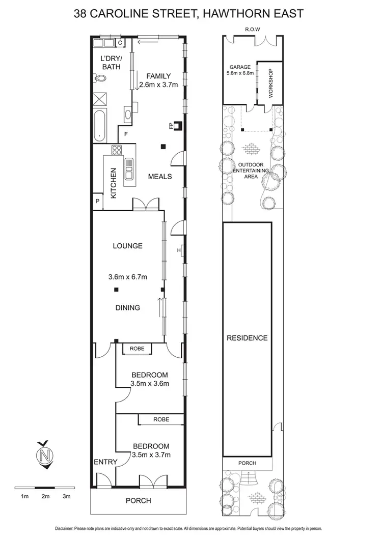 Floorplan of Homely house listing, 38 Caroline Street, Hawthorn East VIC 3123