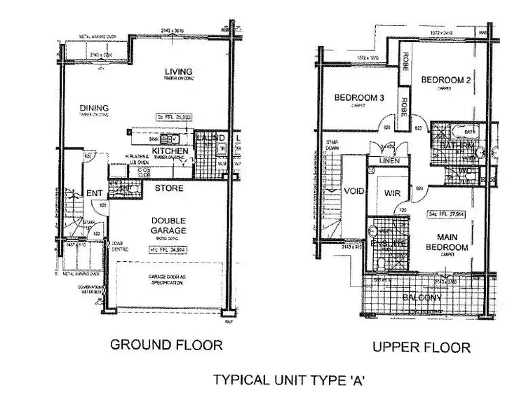 Floorplan of Homely townhouse listing, 13/41 Baler Court, Hammond Park WA 6164