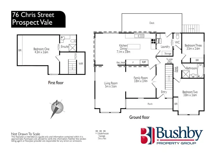 Floorplan of Homely house listing, 76 Chris Street, Prospect Vale TAS 7250