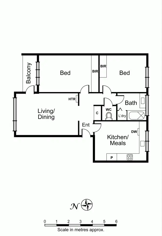 Floorplan of Homely apartment listing, 8/17-19 Armadale Street, Armadale VIC 3143