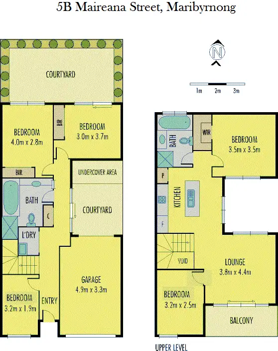 Floorplan of Homely house listing, 5B Maireana Street, Maribyrnong VIC 3032