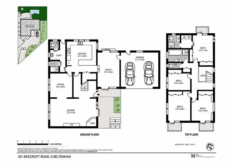 Floorplan of Homely house listing, 201 Beecroft Road, Cheltenham NSW 2119
