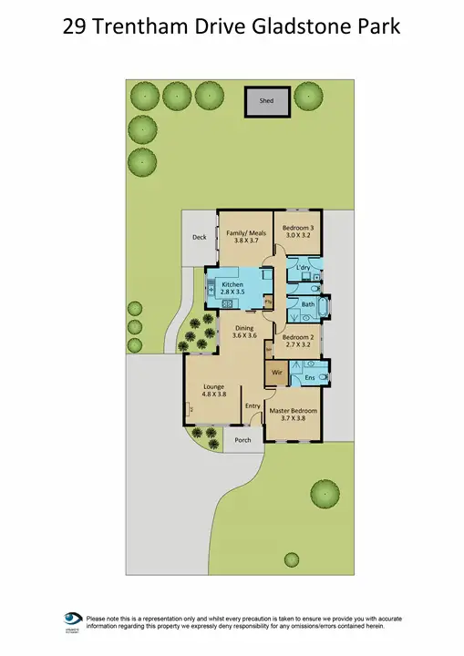 Floorplan of Homely house listing, 29 Trentham Drive, Gladstone Park VIC 3043