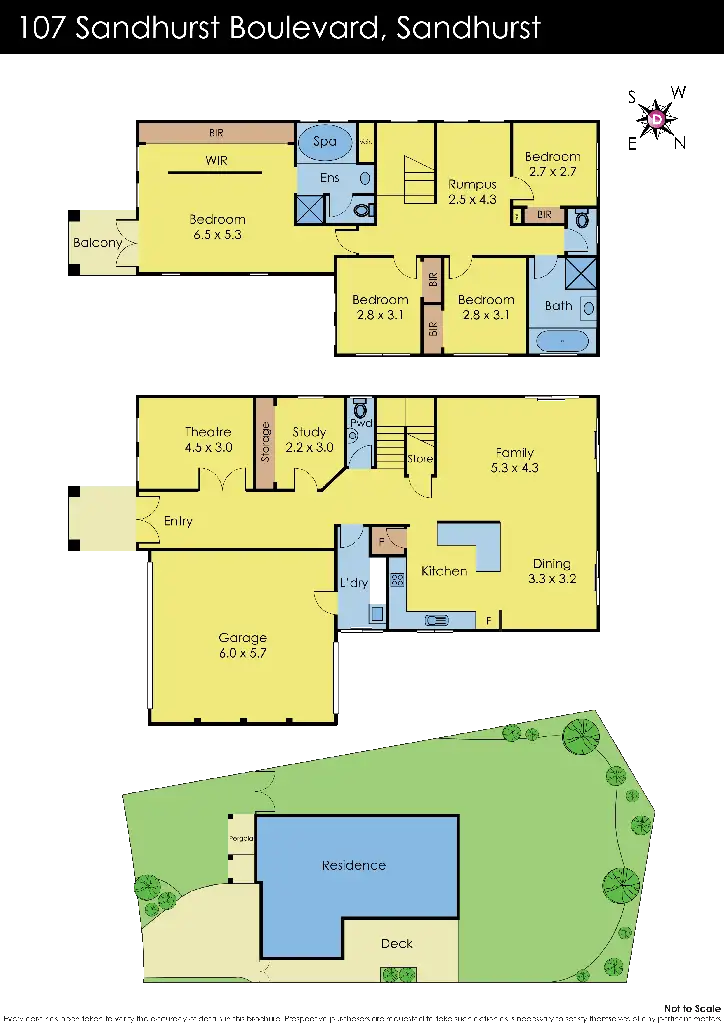 Floorplan of Homely house listing, 107 Sandhurst Boulevard, Sandhurst VIC 3977