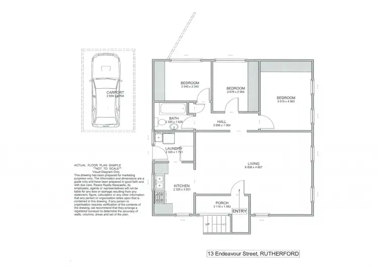 Floorplan of Homely house listing, 13 Endeavour Street, Rutherford NSW 2320