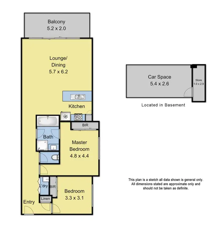 Floorplan of Homely apartment listing, 6/25 King Street, Bayswater VIC 3153