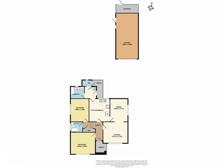 Floorplan of Homely house listing, 40 Kirkham Road, Dandenong VIC 3175