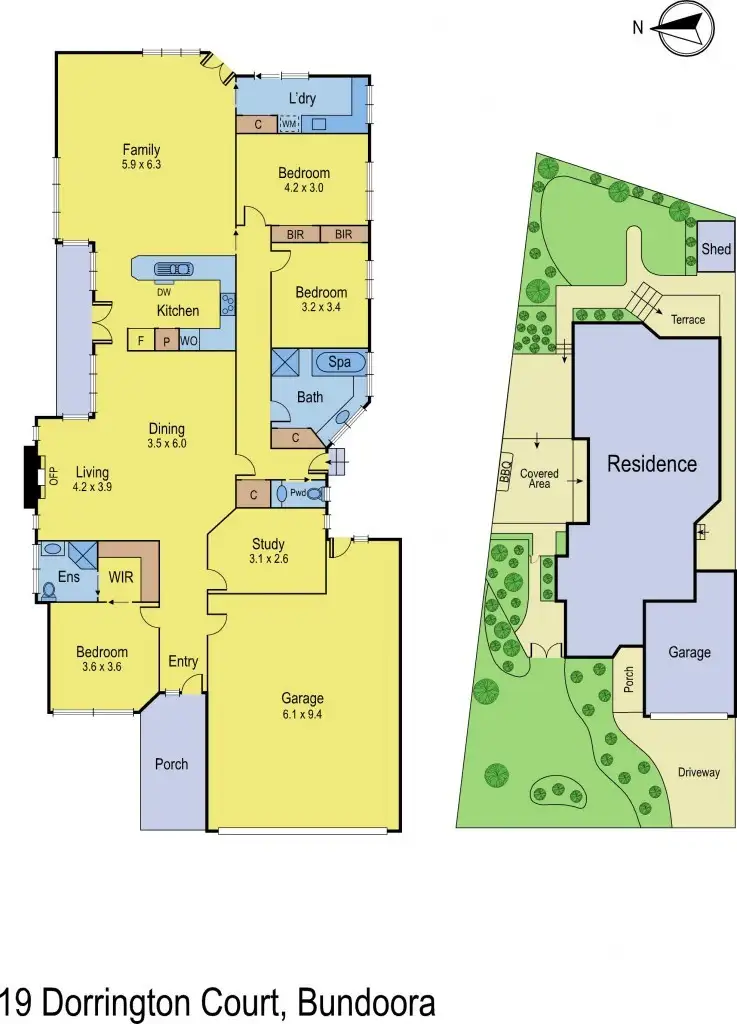 Floorplan of Homely house listing, 19 Dorrington Court, Bundoora VIC 3083