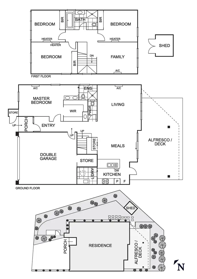 Floorplan of Homely house listing, 4 Sun Dew Close, Greensborough VIC 3088