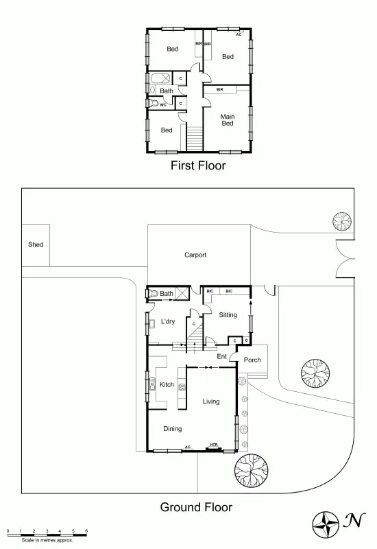 Floorplan of Homely house listing, 34 Isabella Street, Moorabbin VIC 3189