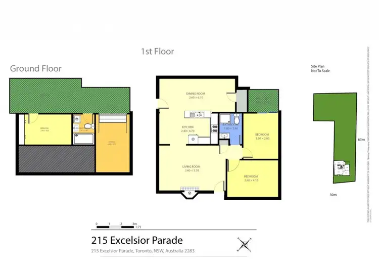 Floorplan of Homely house listing, 215 Excelsior Parade, Toronto NSW 2283