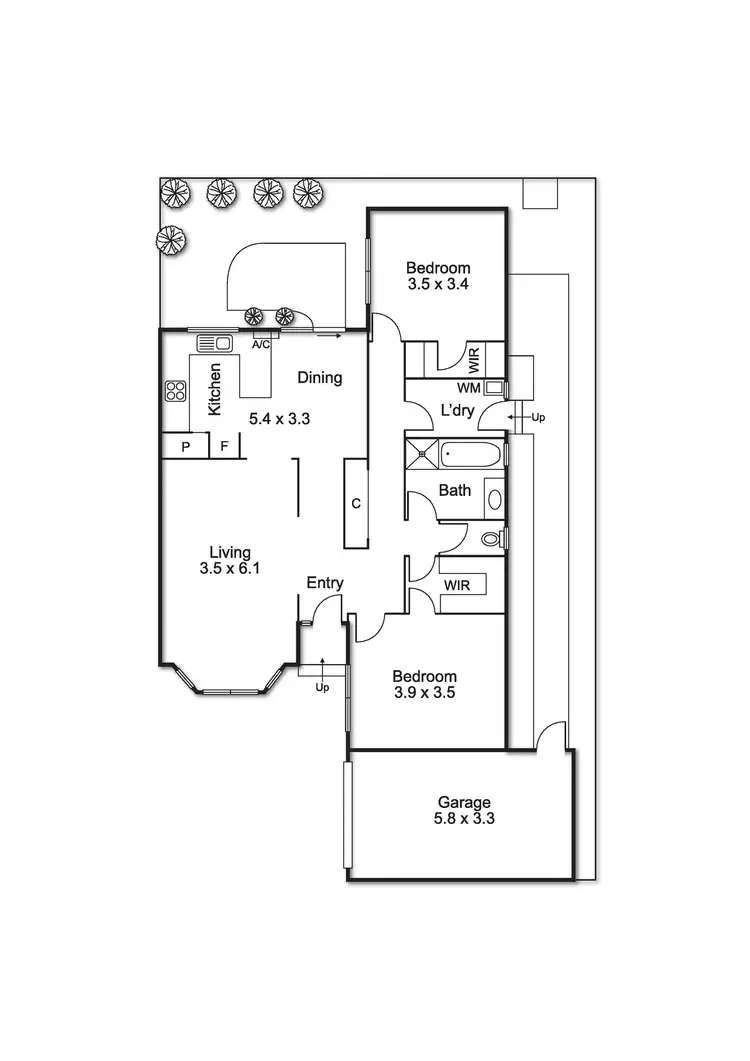 Floorplan of Homely unit listing, 3/2 Garden Road, Bentleigh East VIC 3165