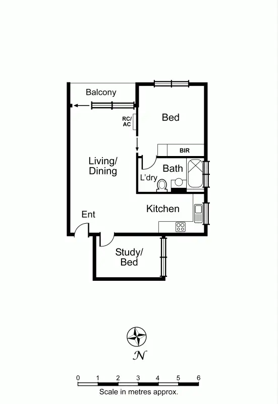 Floorplan of Homely apartment listing, 6/48 Moonya Road, Carnegie VIC 3163