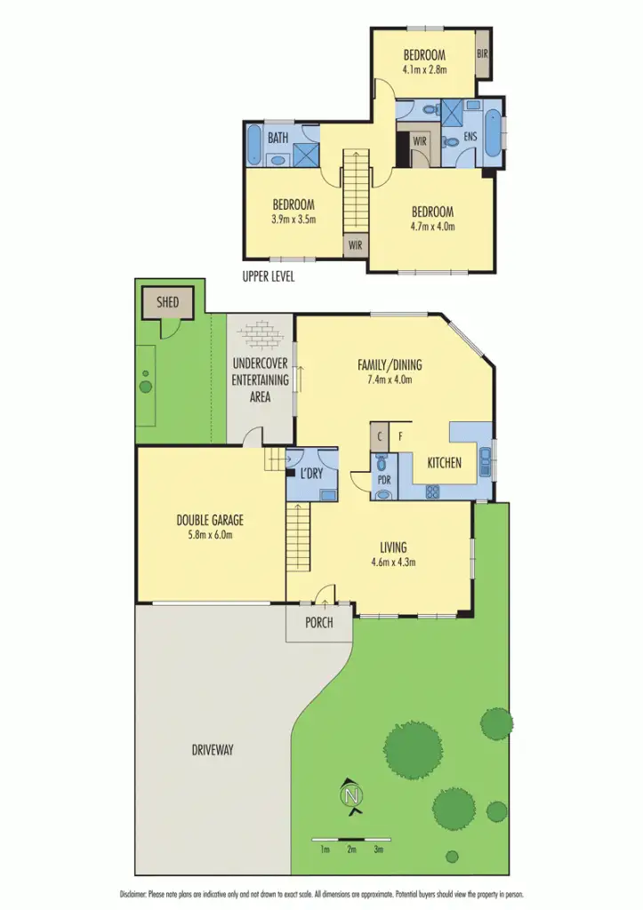 Floorplan of Homely townhouse listing, 1/29 Thea Grove, Doncaster East VIC 3109