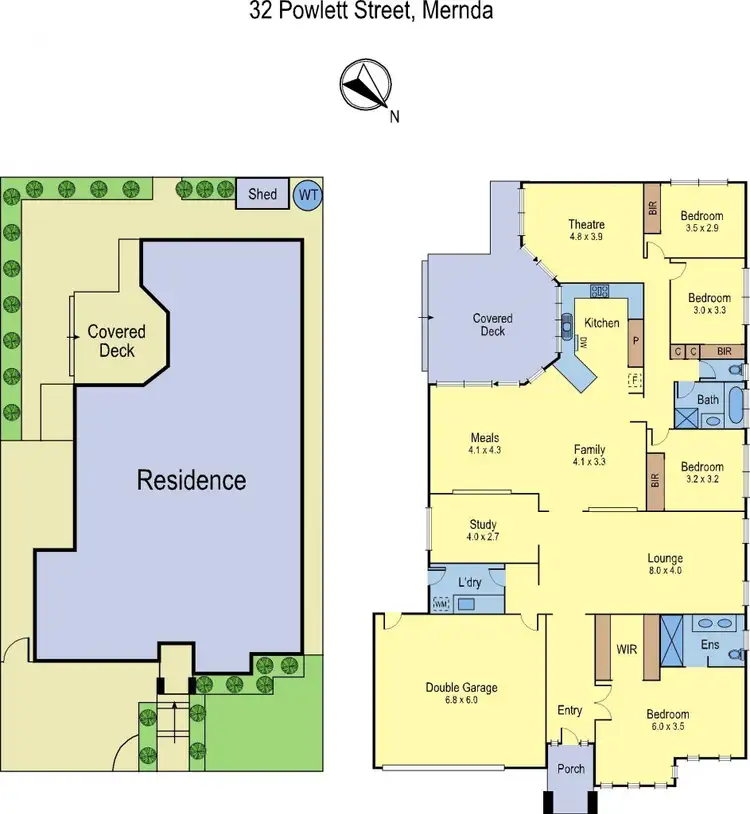 Floorplan of Homely house listing, 32 Powlett Street, Mernda VIC 3754