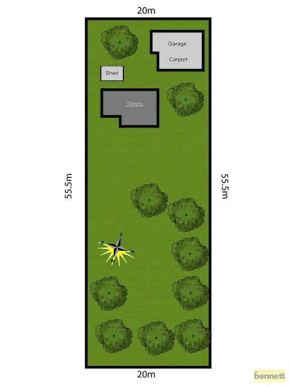 Floorplan of Homely house listing, 19 Kurrajong Road, Kurrajong NSW 2758