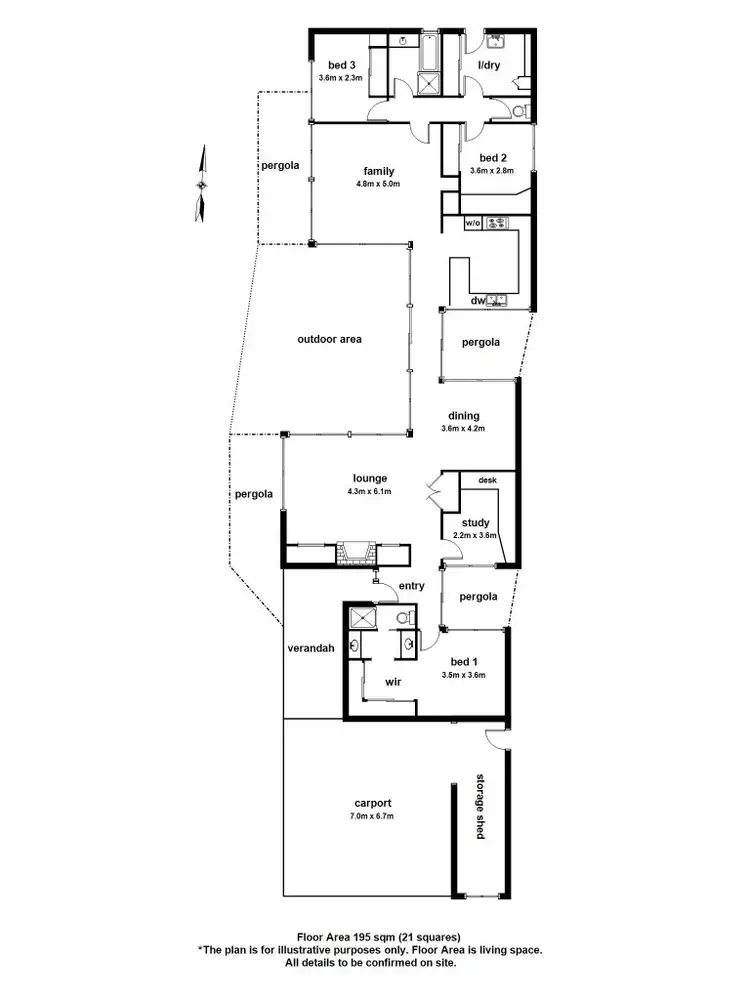 Floorplan of Homely house listing, 76 Kilvington Drive, Emerald VIC 3782