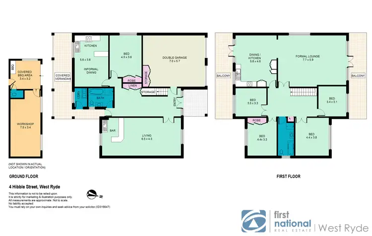 Floorplan of Homely house listing, 4 Hibble Street, West Ryde NSW 2114