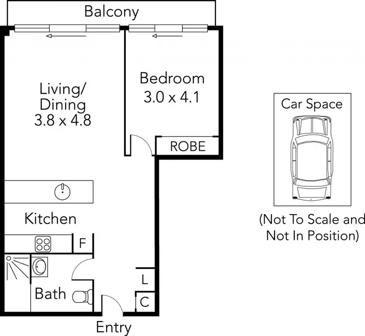 Floorplan of Homely apartment listing, 1104/31 Spring Street, Melbourne VIC 3000