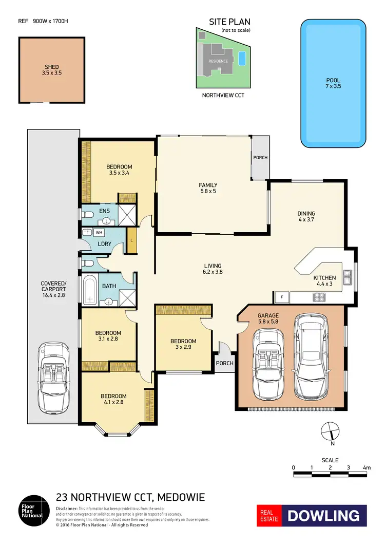 Floorplan of Homely house listing, 23 Northview Circuit, Medowie NSW 2318
