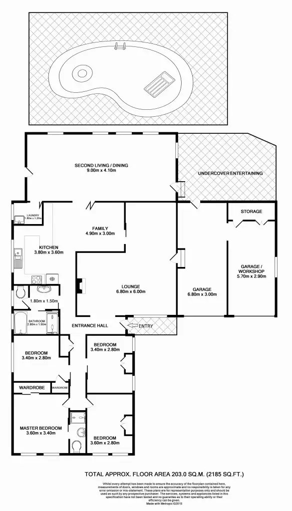 Floorplan of Homely house listing, 22 Heather Road, Winmalee NSW 2777