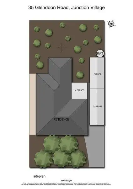 Floorplan of Homely house listing, 35 Glendoon Road, Junction Village VIC 3977