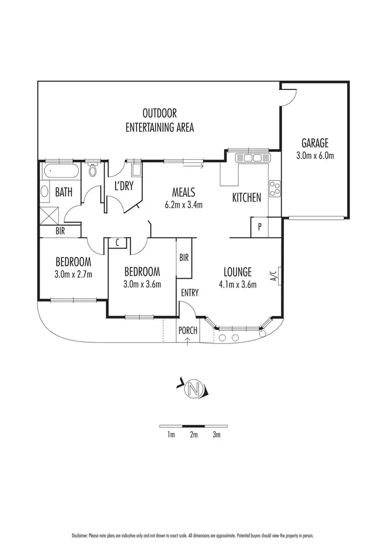 Floorplan of Homely unit listing, 2/182 Blyth Street, Altona VIC 3018